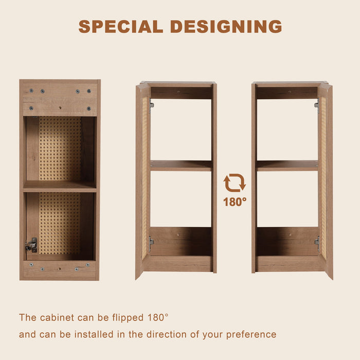 Bathroom Vanity & Art Sink And Side Cabinet, Float Mounting Design