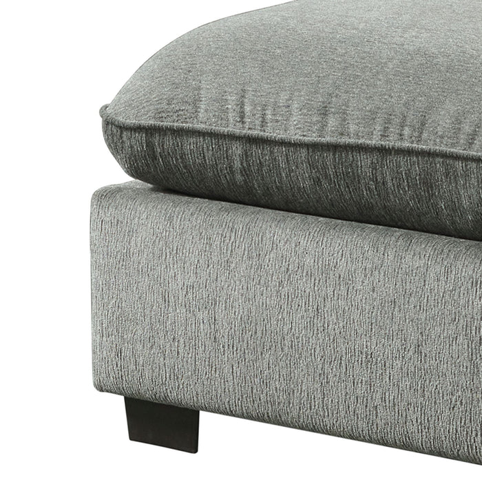 Deville - Modular Ottoman - Nova Gray