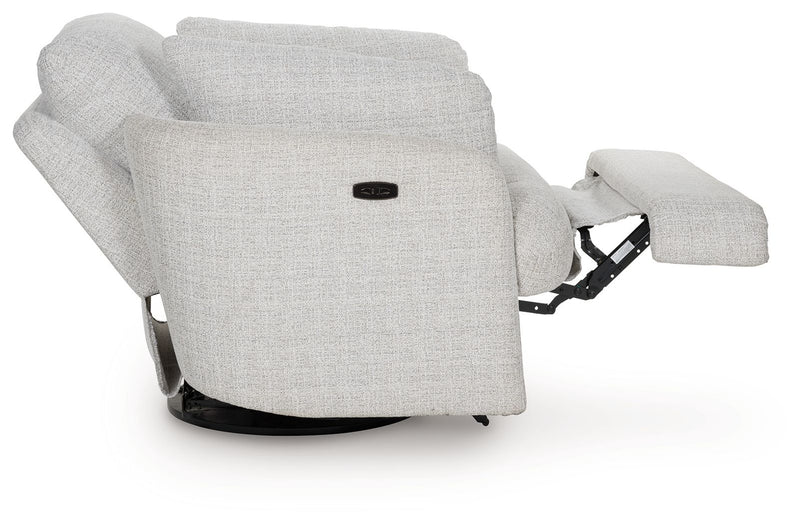 Alainmont Next-Gen Nuvella - Swivel Power Recliner - Stone