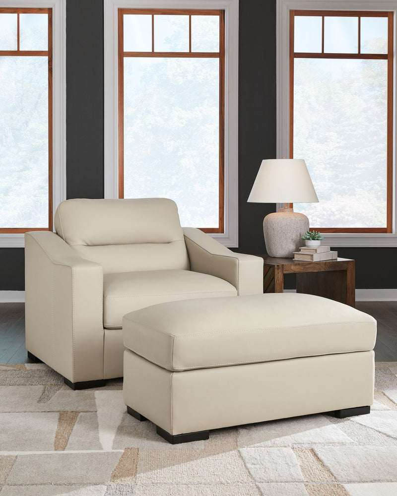 Treasure Trove - 2 Pc. - Chair And A Half, Ottoman - Almond