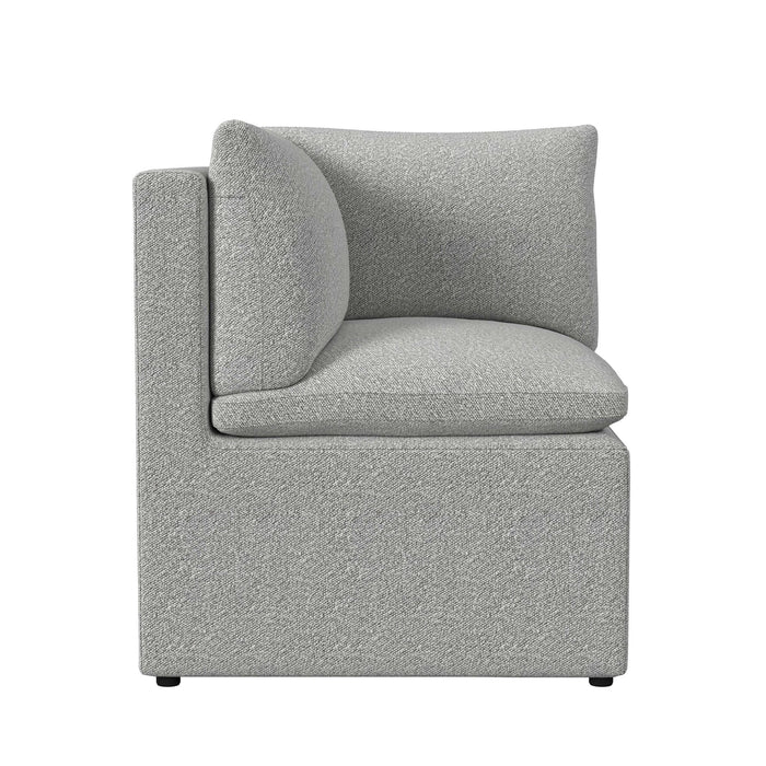 Portland UPH Corner Nook in Grey Boucle