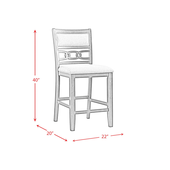 Amherst Counter Height Dining Set-Table and Four Side Chairs
