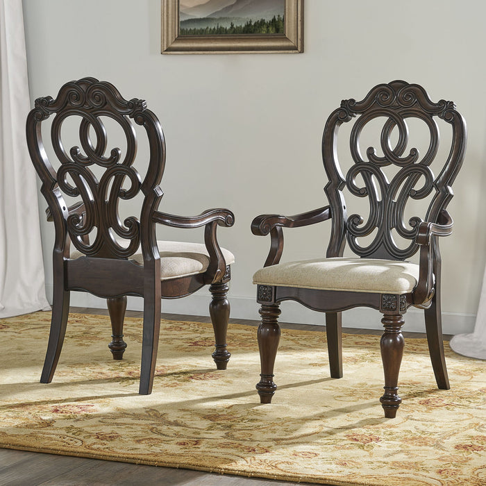 Royale - Arm Chair - Dark Brown