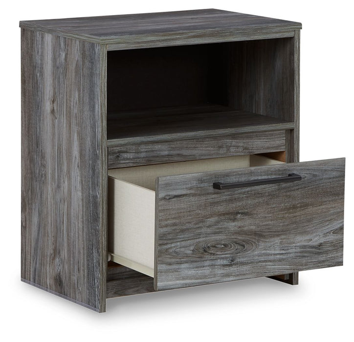 Baystorm - One Drawer Night Stand - Gray