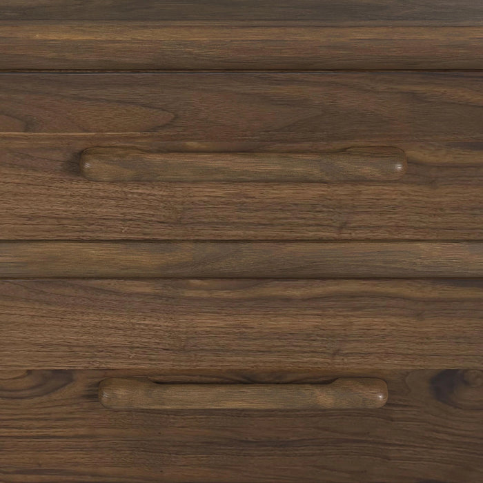 Brisbane Nightstand with USBC and LED in Brown