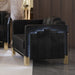 Empire Lighted Chair-Black