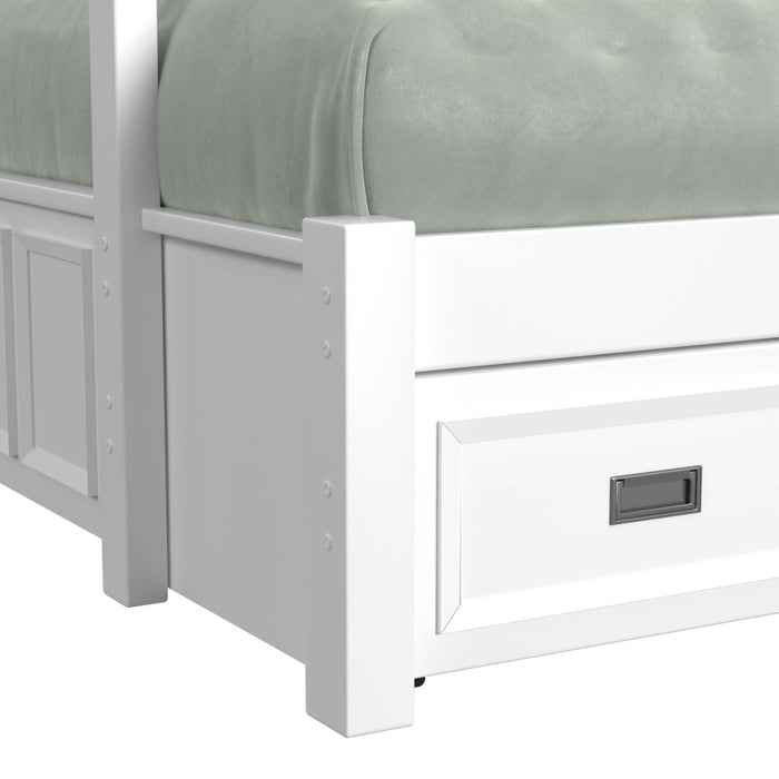 Hampton Kids - Bunk With Staircase And Trundle Bedroom Set