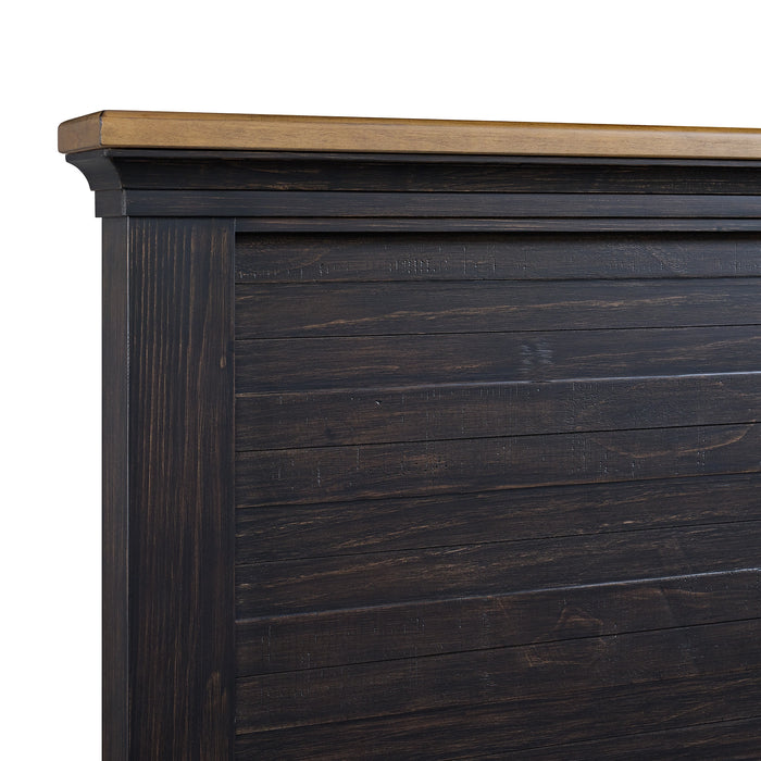 Montrose Storage Bed in Espresso & Brown