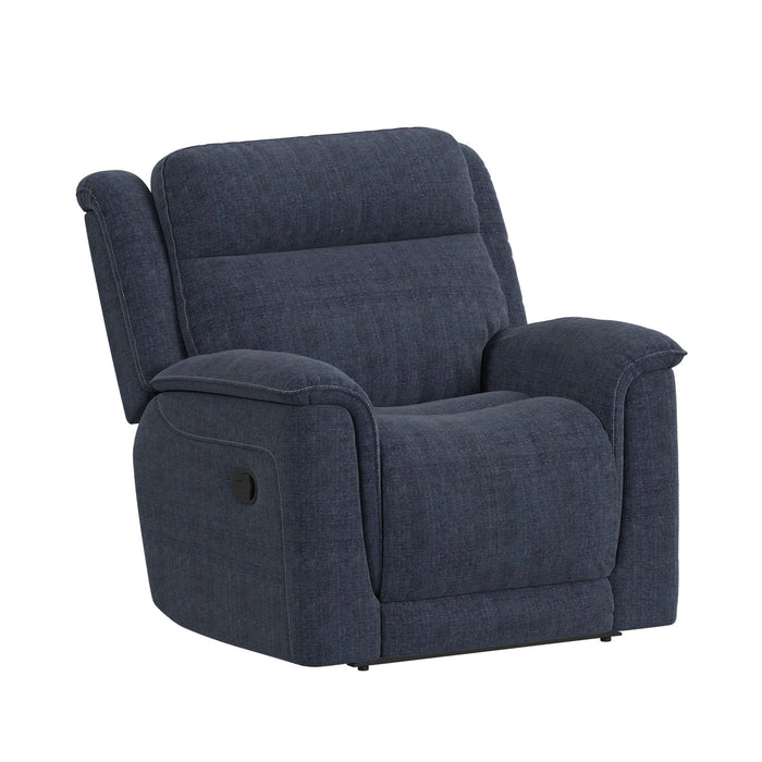 Striker Living Room Set in Bristol Cobalt