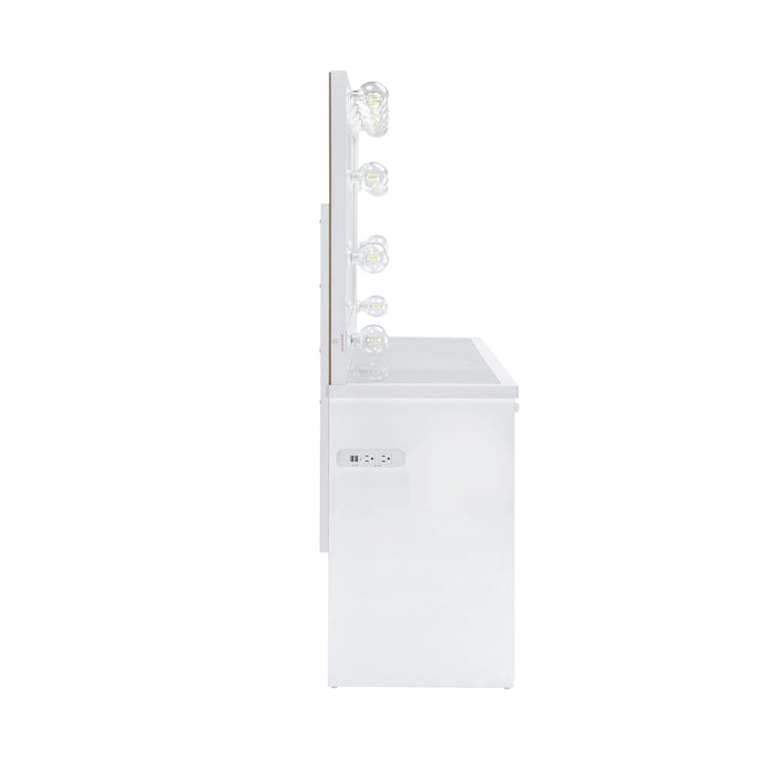 Ariana Complete Dressing Table with Lightbulbs