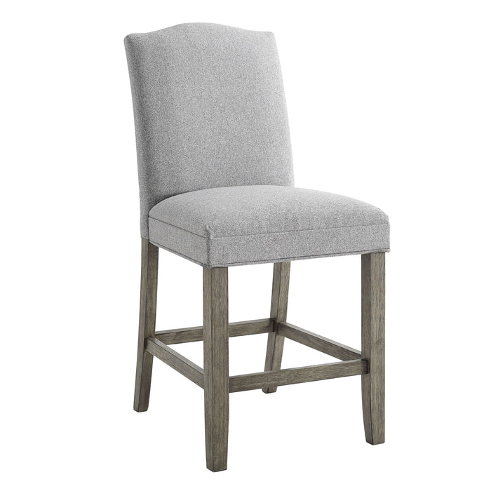Grayson - Counter Chair - Gray / Light Brown
