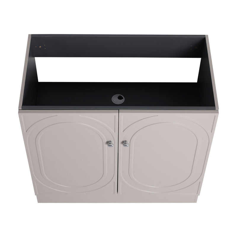 Modern Freestanding Bathroom Vanity With Soft Close Cabinet Doors