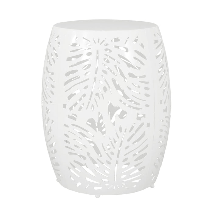 Modern Design Metal End Table, Large