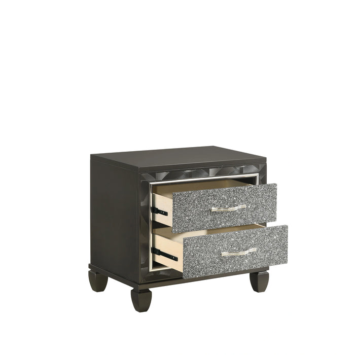 Radiance Nightstand-Black Pearl