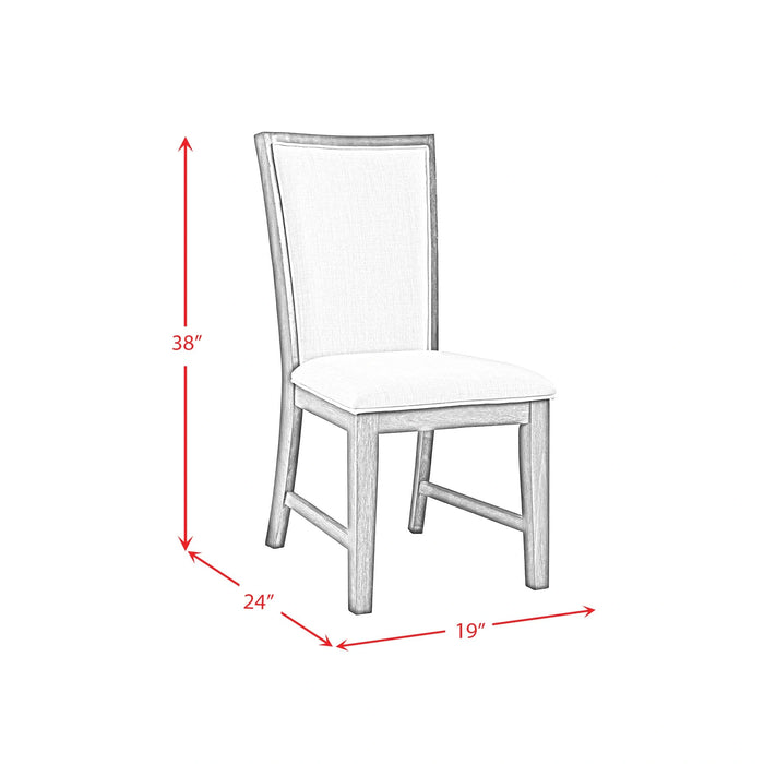 Grady 6PC Dining Set (72" Table + 4 Chairs + Bench) in Brown