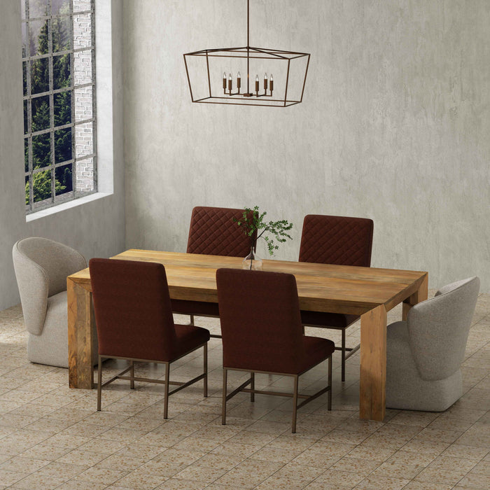 Crossings - Downtown Rectangular Dining Table - Amber