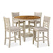 Mitchell 5 Pc Counter Set-Two Tone Bisque/Brown