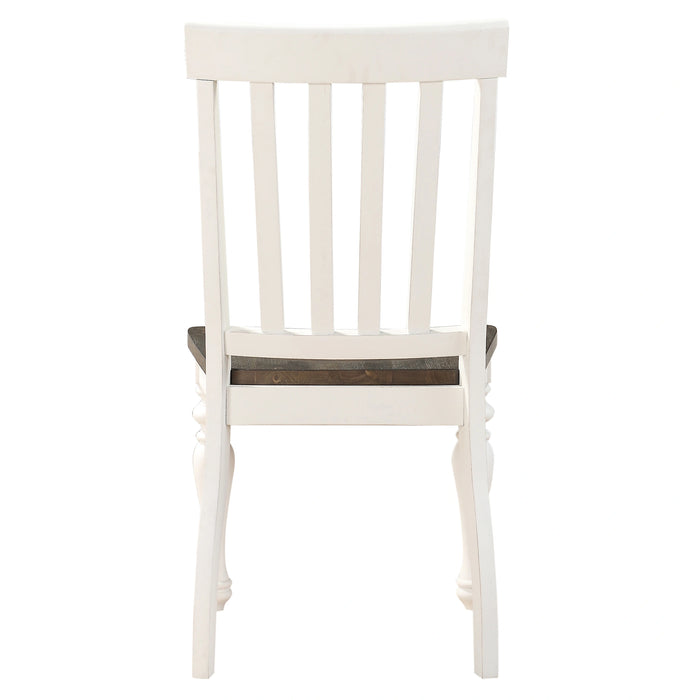 Steve Silver Joanna Side Chair in Two-tone Ivory and Mocha (Set of 2)