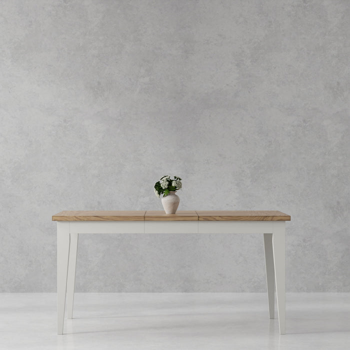 Americana Modern Dining - Rectangular Dining Table With Extensions - Cotton