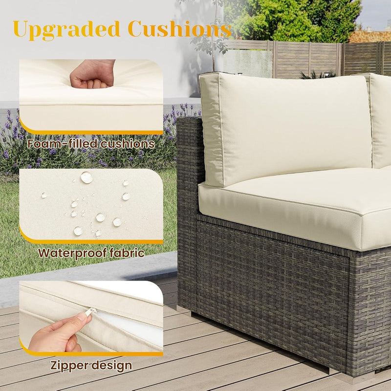 Modern Patio Set With Coffee Table