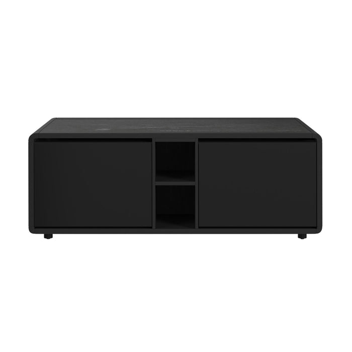 Halo - Smart Coffee Table With Fridge And Speaker - Black