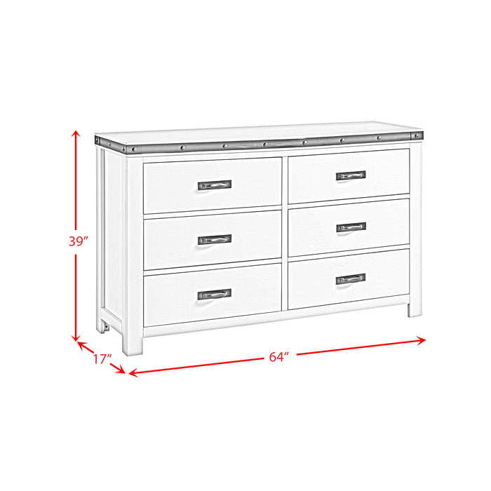 Wade - Youth 6-Drawer Dresser