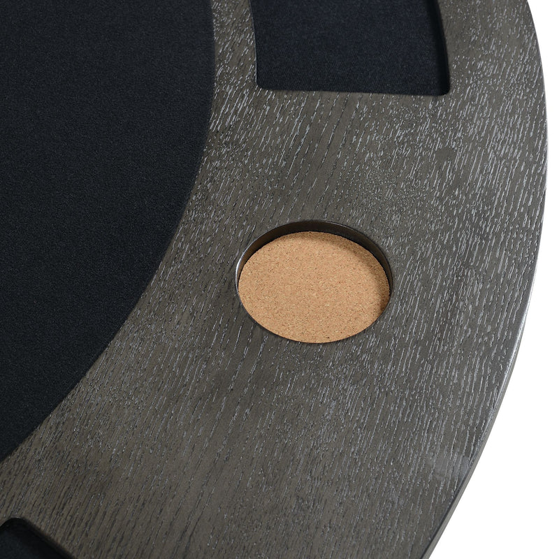 Prince - Round Game Table - Gray