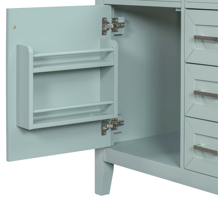 Modern Bathroom Vanity With Sink Combo, 3 Drawers