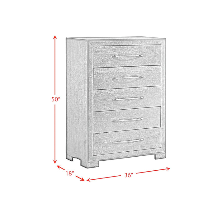 Allan Panel Bedroom Set in Black