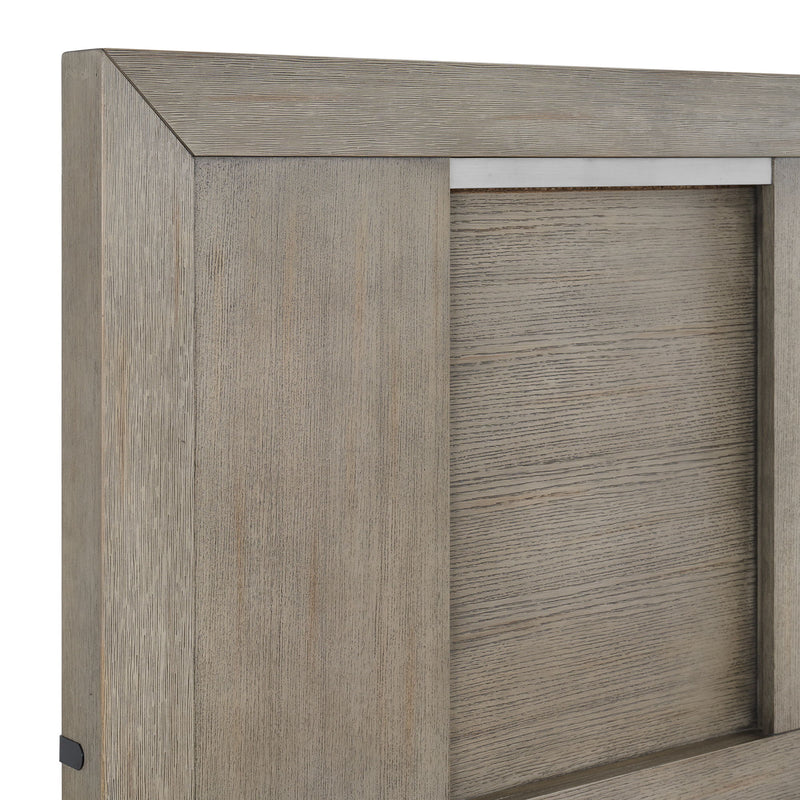 Kelis - 4 Piece Bedroom Set With Queen Panel Bed And LED - Gray