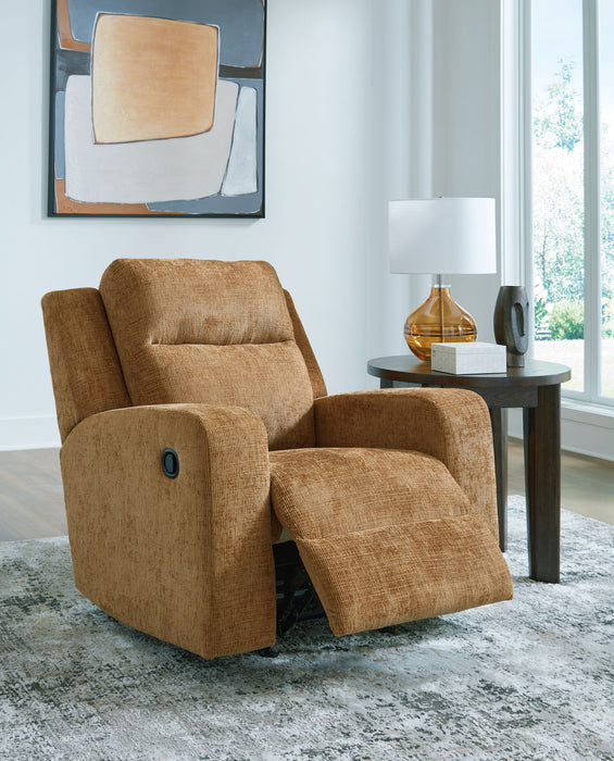 Kanlow - Rocker Recliner - Honey