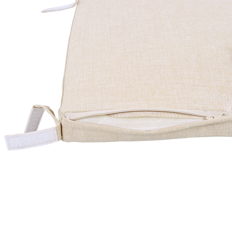 Outdoor Dining Armchair (Set of 2) - Beige / White