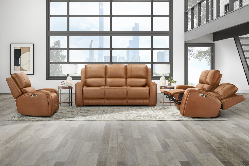 Belmont - Power Zero Gravity Tilt Console Loveseat P3