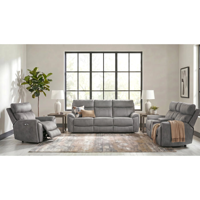 Jackpot P1 Living Room Set in Explore Light Grey