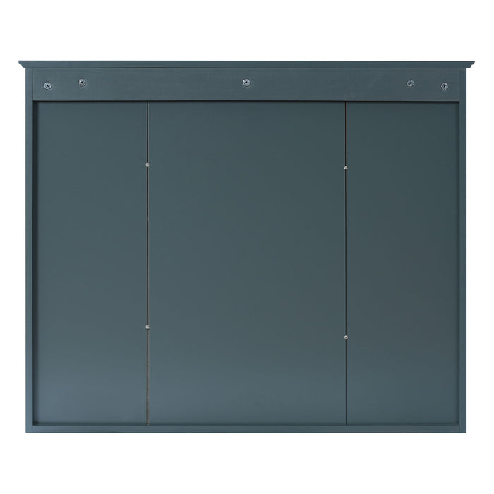 Modern Wall Mounted Medicine Cabinet With Adjustable Shelves, Soft Close Doors, High Define Mirror