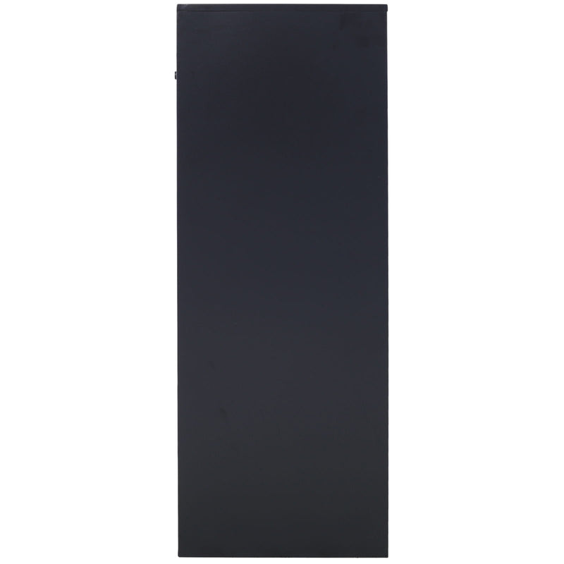 Large Steel Freestanding Floor Parcel Package Drop With Locking Letterbox Drop Mail Box With Multi Compartments - Black