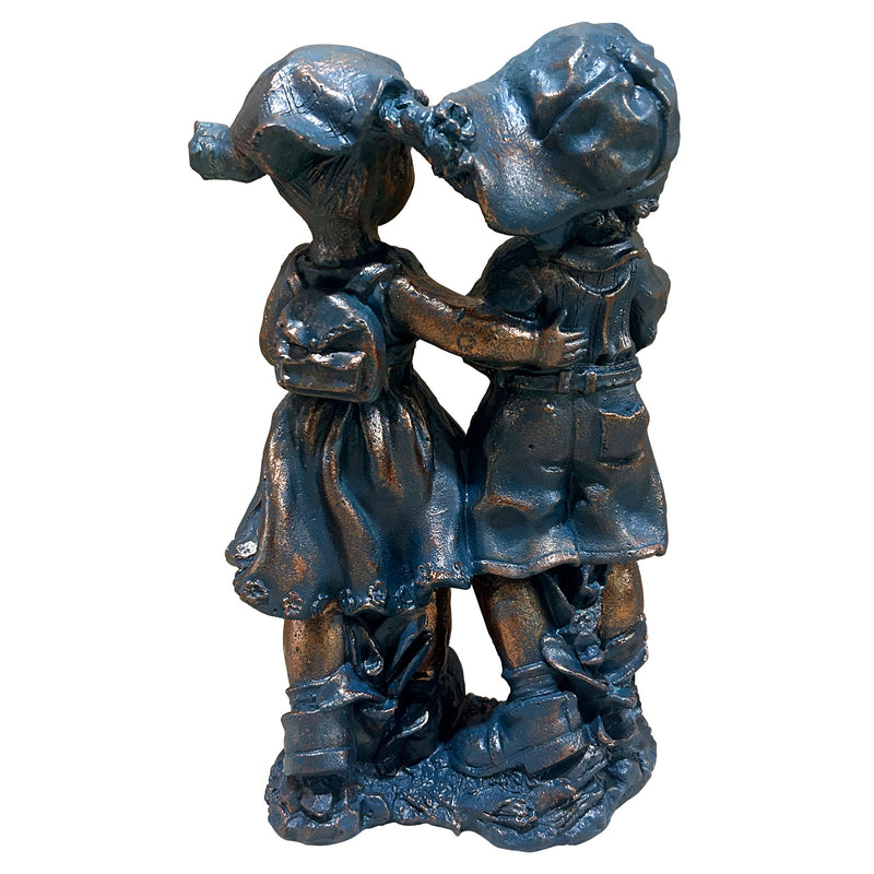 Magnesium Oxide Statues Of A Boy And A Girl, Perfect As Garden Lawn Ornaments, Are Ideal For Backyards, Lawns, And Patios.