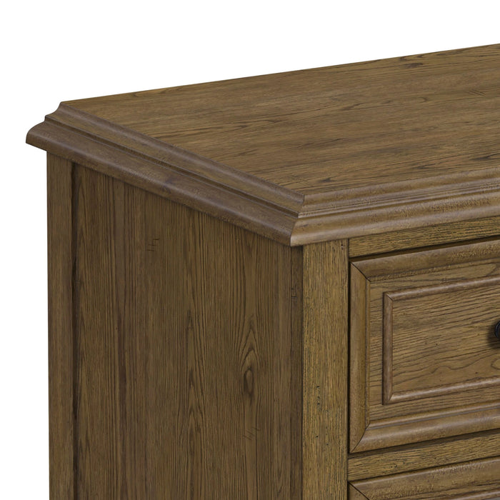 Heritage & Home Door Chest in Oak Brown