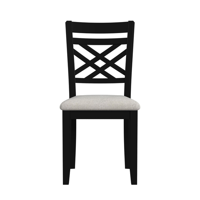 Brooks - 6 Piece Dining Set With Table, 4 Wood Back And Upholstered Seat Chairs, And Bench