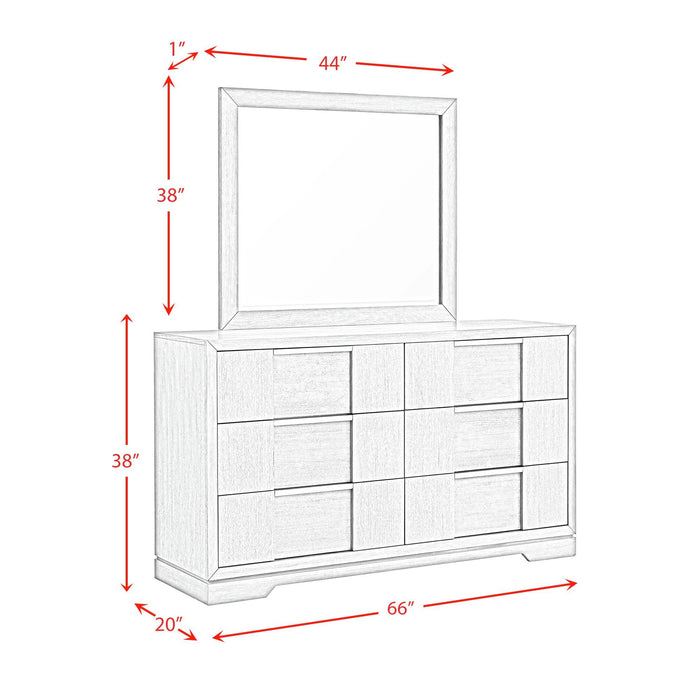 Kelis - 6 Drawer Dresser