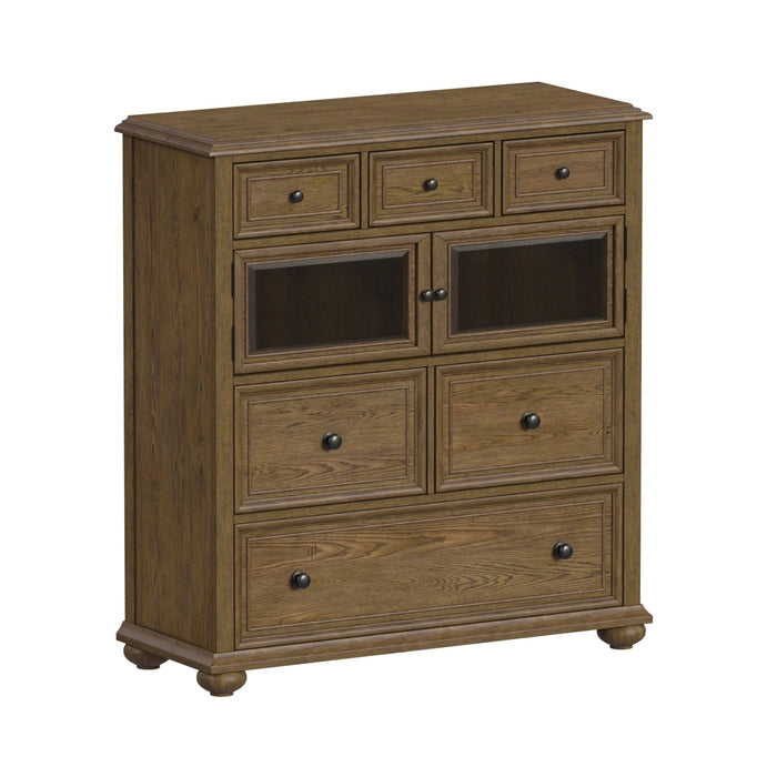 Heritage & Home Door Chest in Oak Brown
