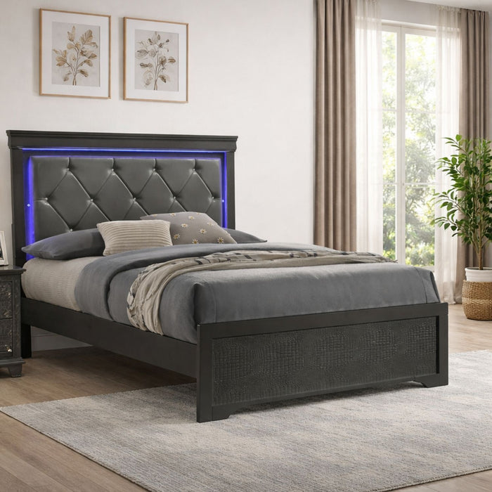 Blaze - Bedroom Set With LED Headboard