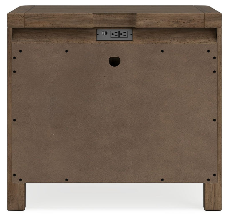 Cabalynn - Two Drawer Night Stand - Light Brown