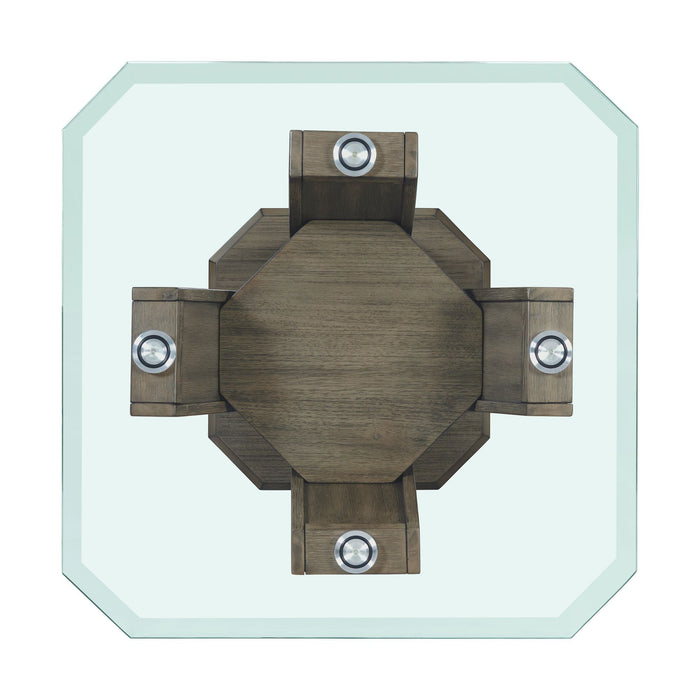 Dapper - Square End Table - Gray