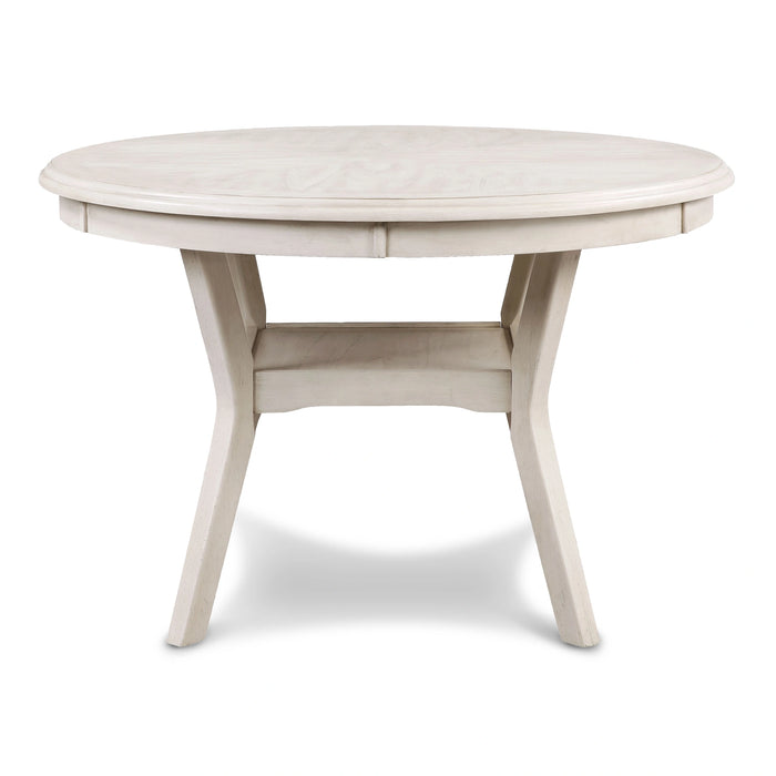 Amy 5 Pc 47" Round Dining Set- Bisque