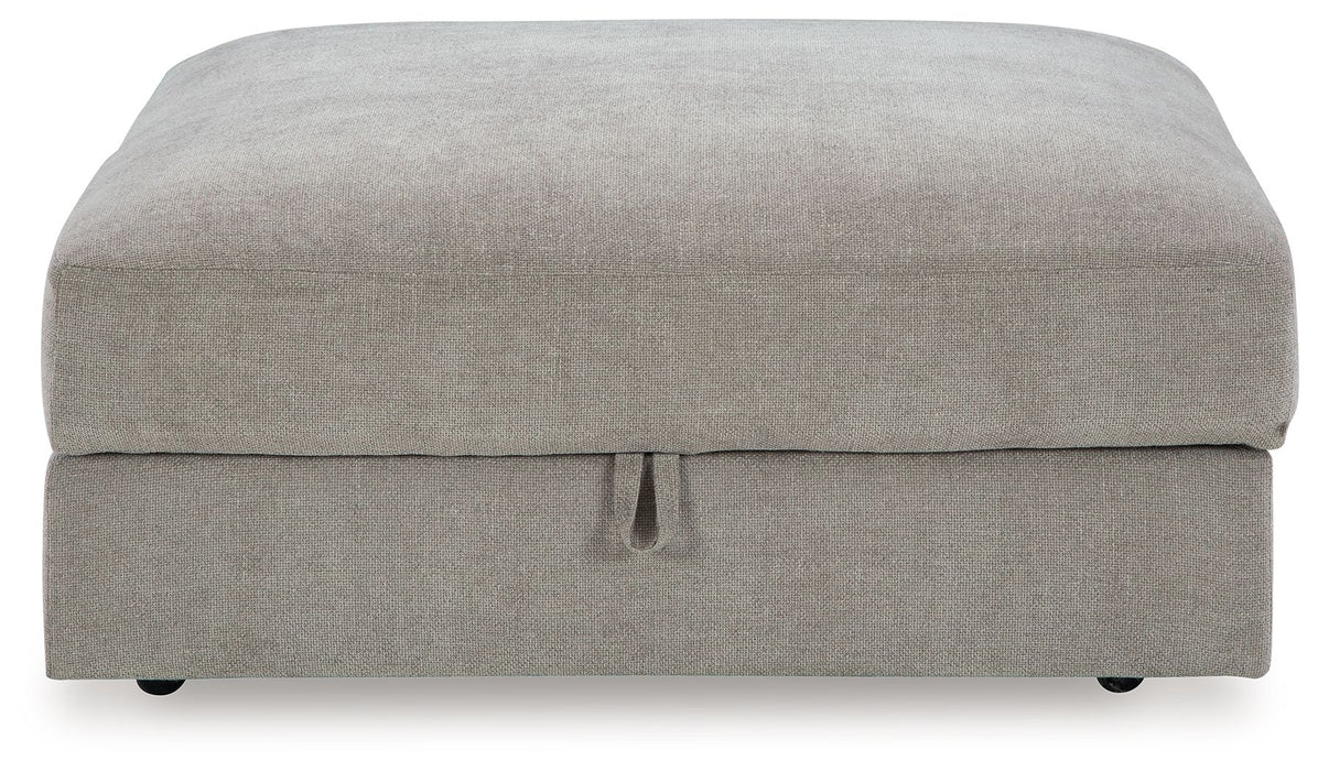 Aslan Court - 7 Pc. - 6-Piece Sectional With Raf Corner Chaise, Ottoman - Pebble