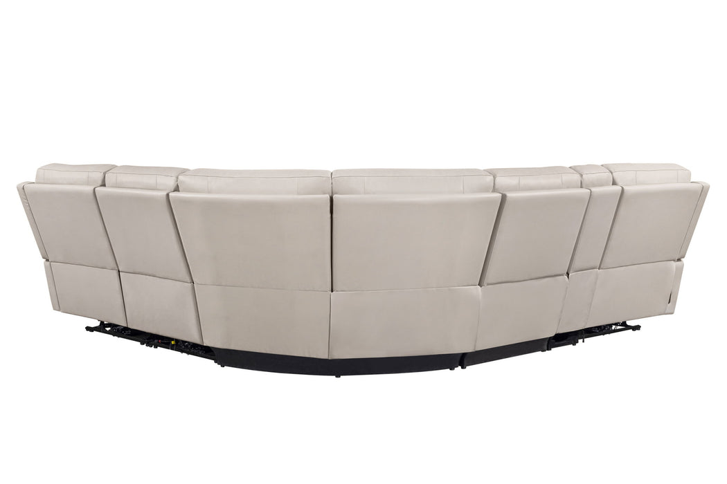 Easton - Power Reclining Sectional With Power Adjustable Headrests