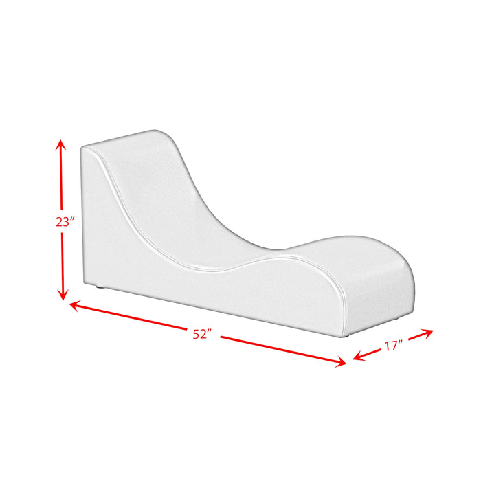 Valari Lounge Chair in Grey PU
