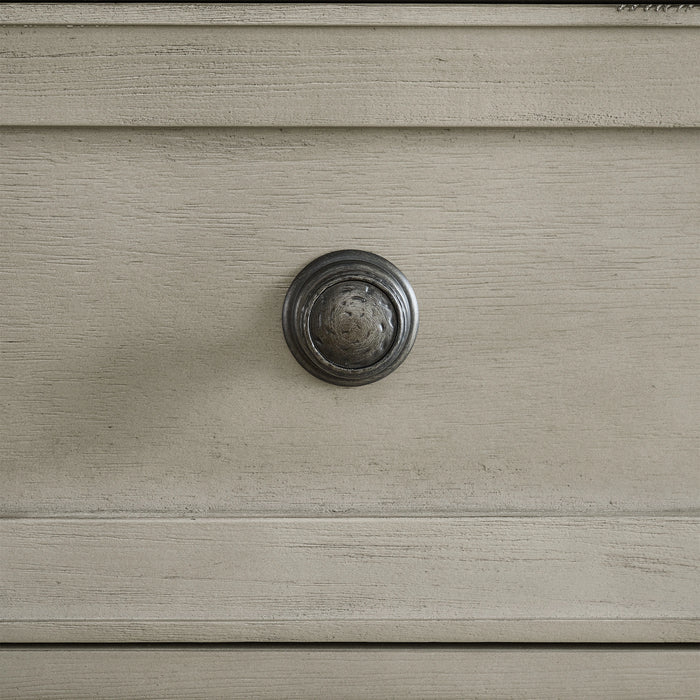 Farmington 9-Drawer Dresser in Medium Brown and Washed Stone