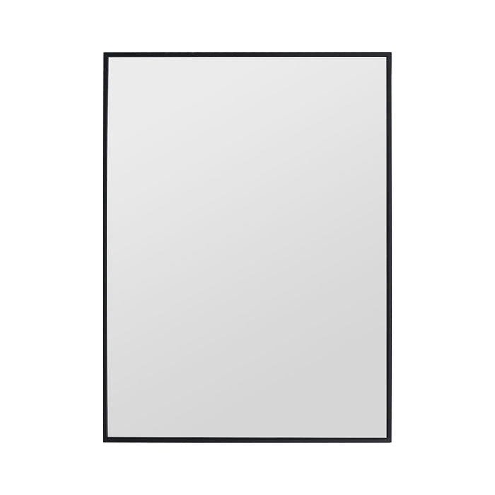 30" Wall Mounted Dressing Table With Mirror, Frame Storage Cabinet, Soft Close Door - Imitative Oak